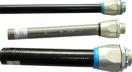 Liquid tight conduit with Aluminum liquid tight connector